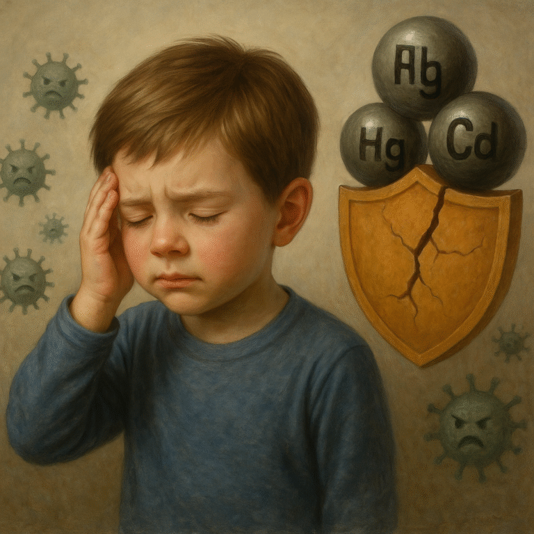 重金屬如何削弱孩子的防禦系統?