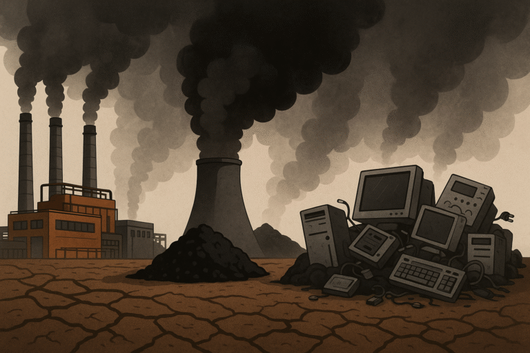 三大污染來源：工業、燃煤與電子廢棄物