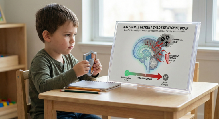 孩子的大腦在成長，重金屬卻在偷走未來