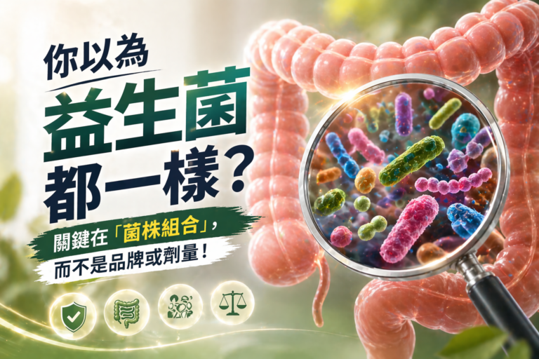 你以為益生菌都一樣？其實差的不是品牌，而是「菌株」