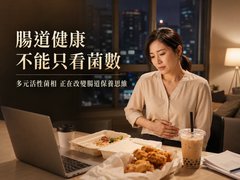 腸道健康不能只看菌數：多元活性菌相為什麼更重要