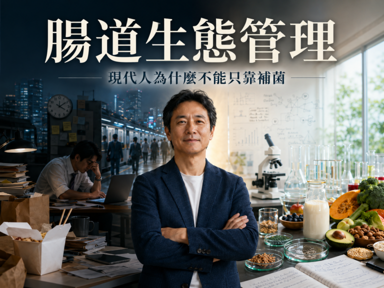 腸道生態管理完整指南：現代人為什麼不能只靠補菌