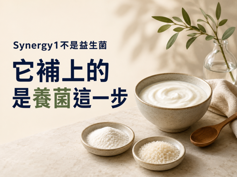 Synergy1益生元是什麼？菊糖＋果寡糖如何成為腸道好菌的養分
