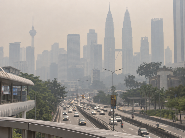馬來西亞霾害擴大！29地區空品不健康，外出應加強呼吸防護